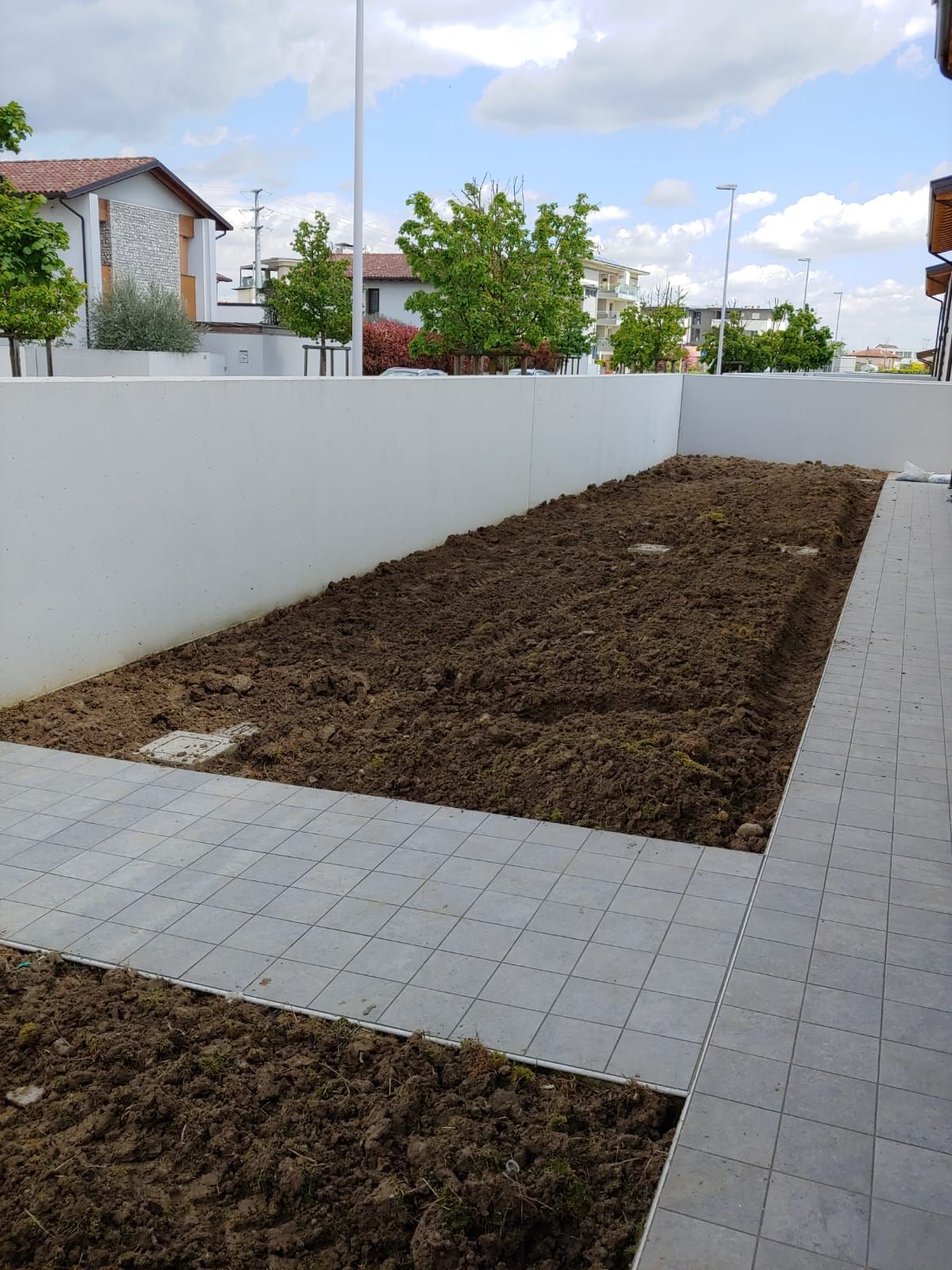 Foto realizzazione giardino privato a Sacile